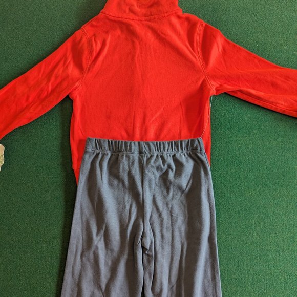NWT Carter's Blue and Red Zip-up and Pants 2 Piece Set 💙 - Picture 4 of 8